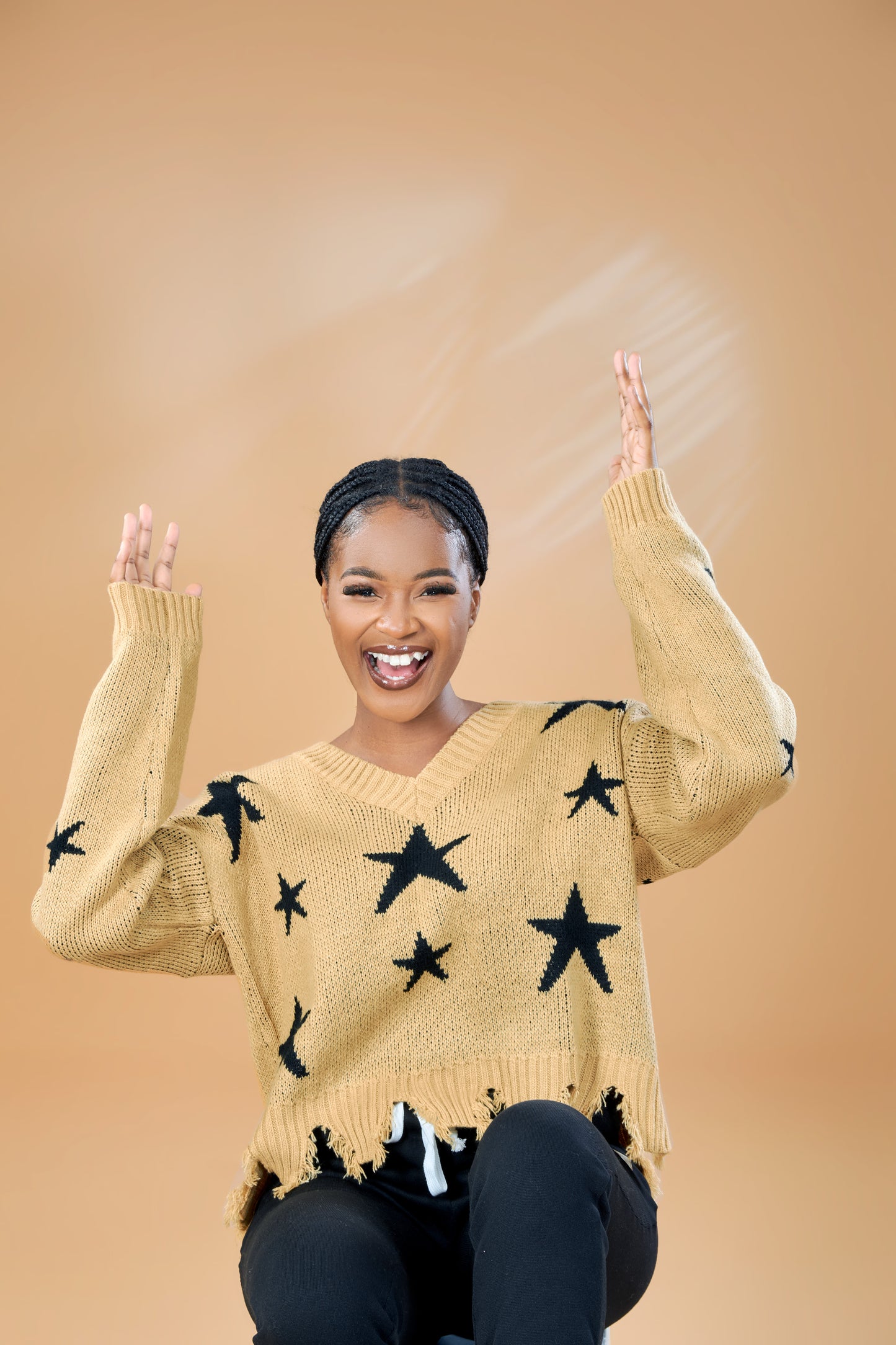 Women's Long Sleeve Hollow-Out Sweater - Soft, Breathable, & Fashionable