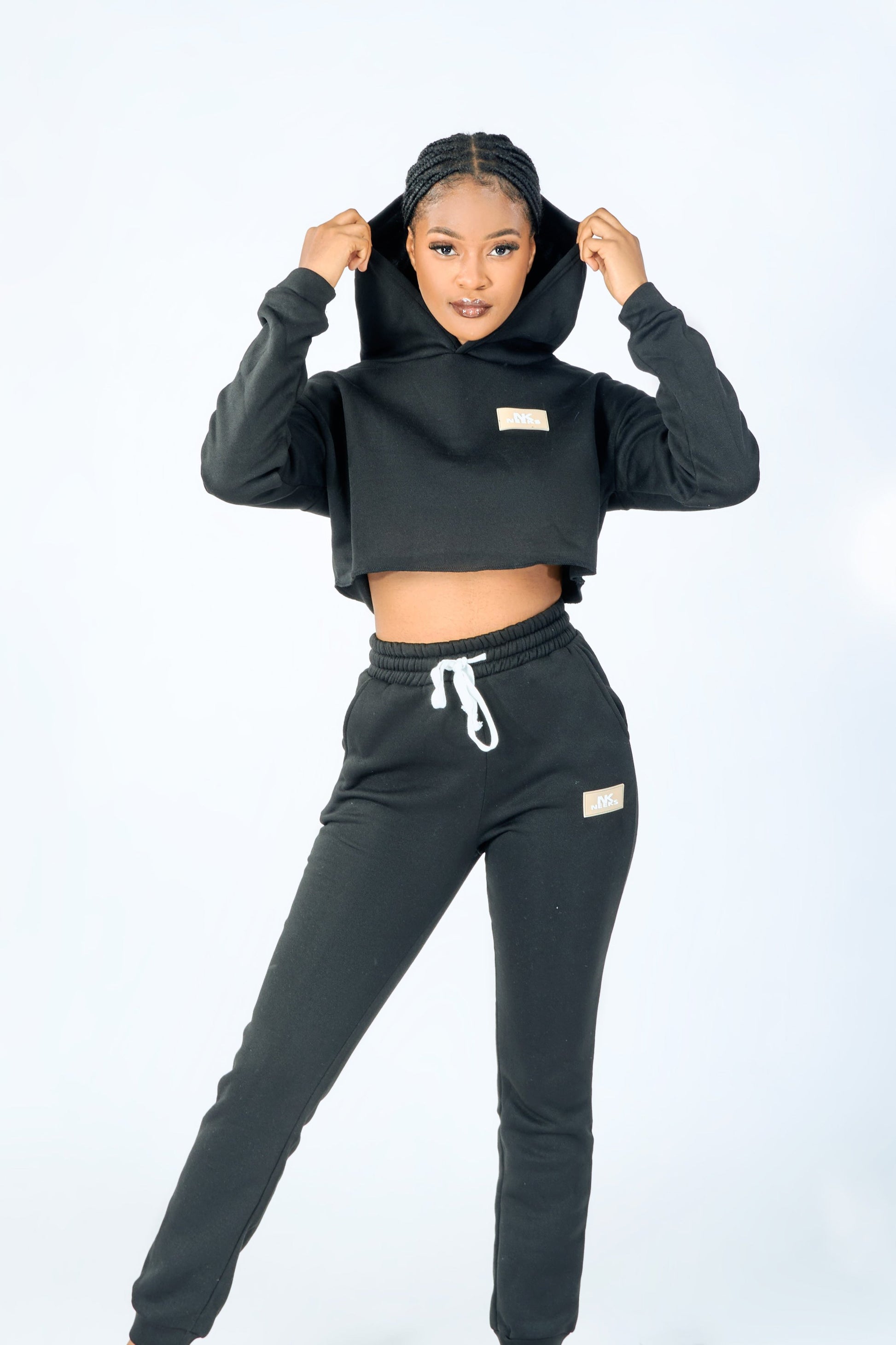 Two Piece Outfit Long Sleeve Pullover Tops with Sweatpants Set neeks fashion