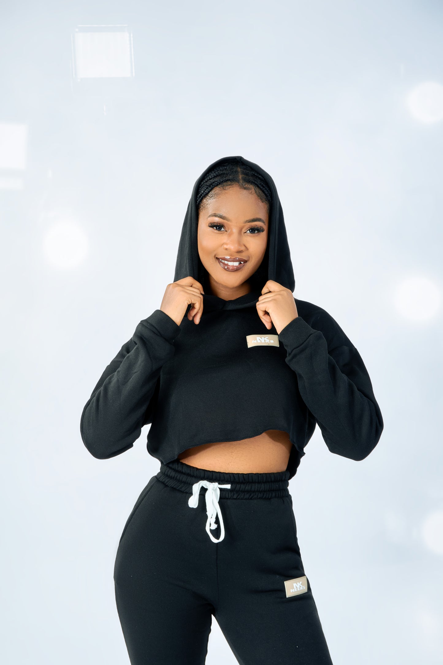Two Piece Outfit Long Sleeve Pullover Tops with Sweatpants Set neeks fashion